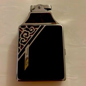 Ronson deco lighter and cigarette case
